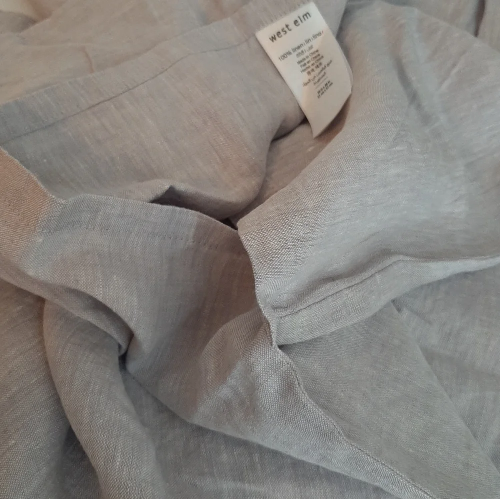 West Elm Linen King Sham Lavender